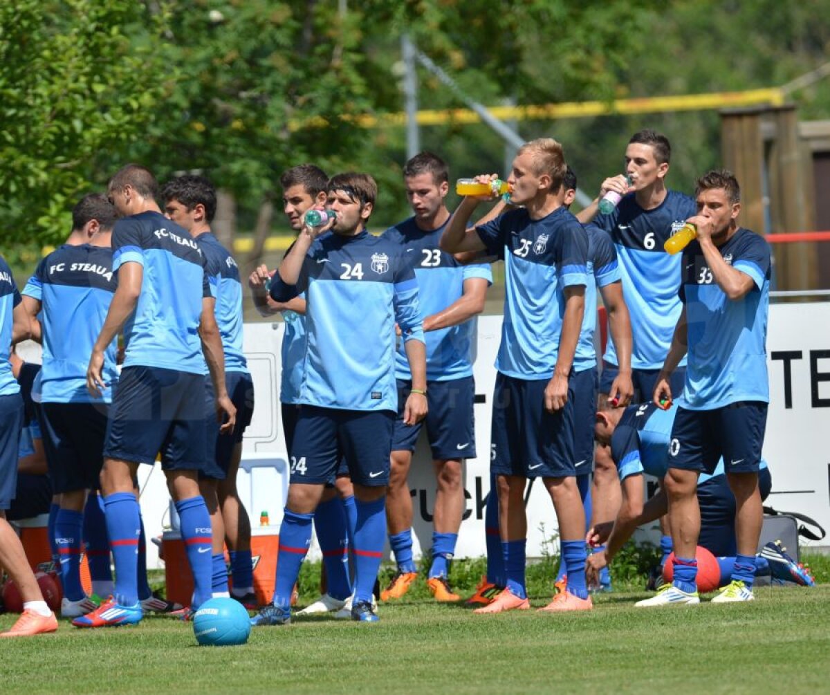 FOTO Georgievski contra Tănase » Macedoneanul s-a mişcat bine la primul antrenament cu Steaua