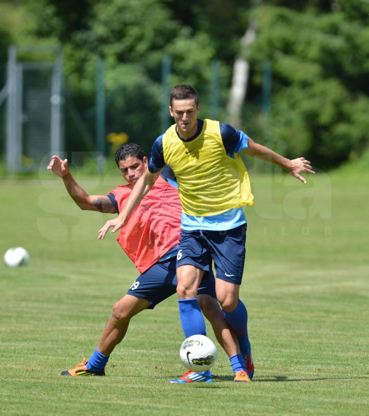 FOTO Georgievski contra Tănase » Macedoneanul s-a mişcat bine la primul antrenament cu Steaua