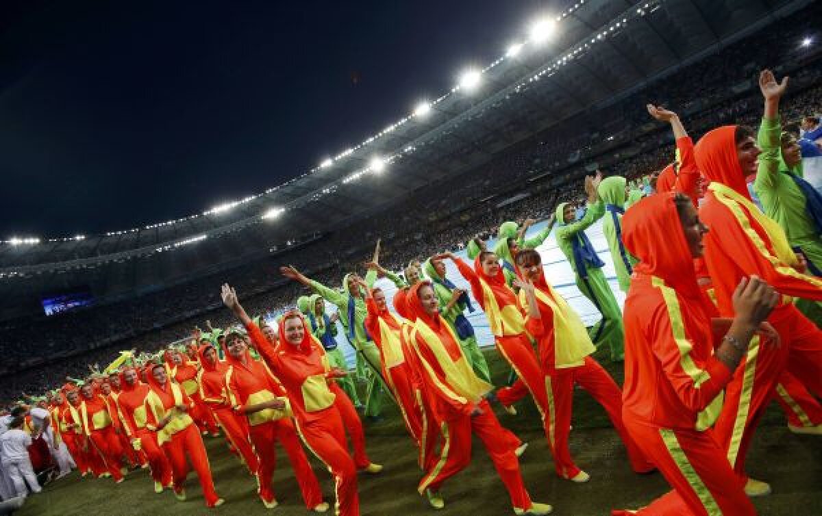 FOTO Imagini spectaculoase de la ceremonia de închidere a Euro 2012