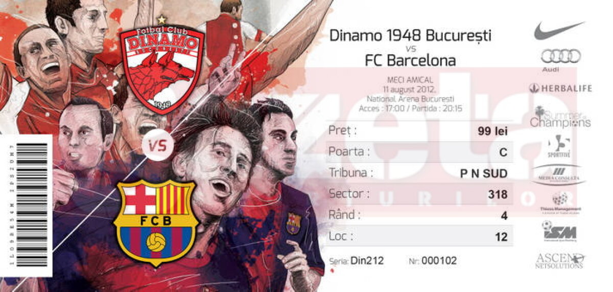 Află de unde îţi poţi achiziţiona bilete la superamicalul Dinamo-Barcelona şi cît costă un tichet! Catalanii au confirmat pe site-ul oficial partida!