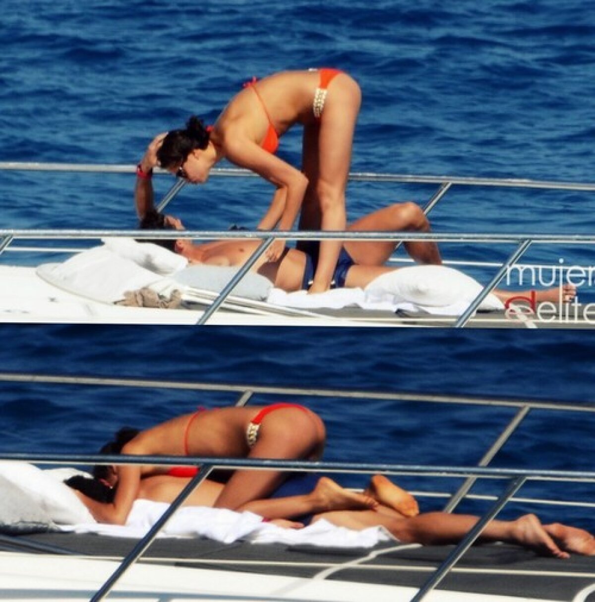 GALERIE FOTO » Cu aşa iubită să tot stai la plajă! Ronaldo a dus-o pe sexy-Irina la Saint Tropez