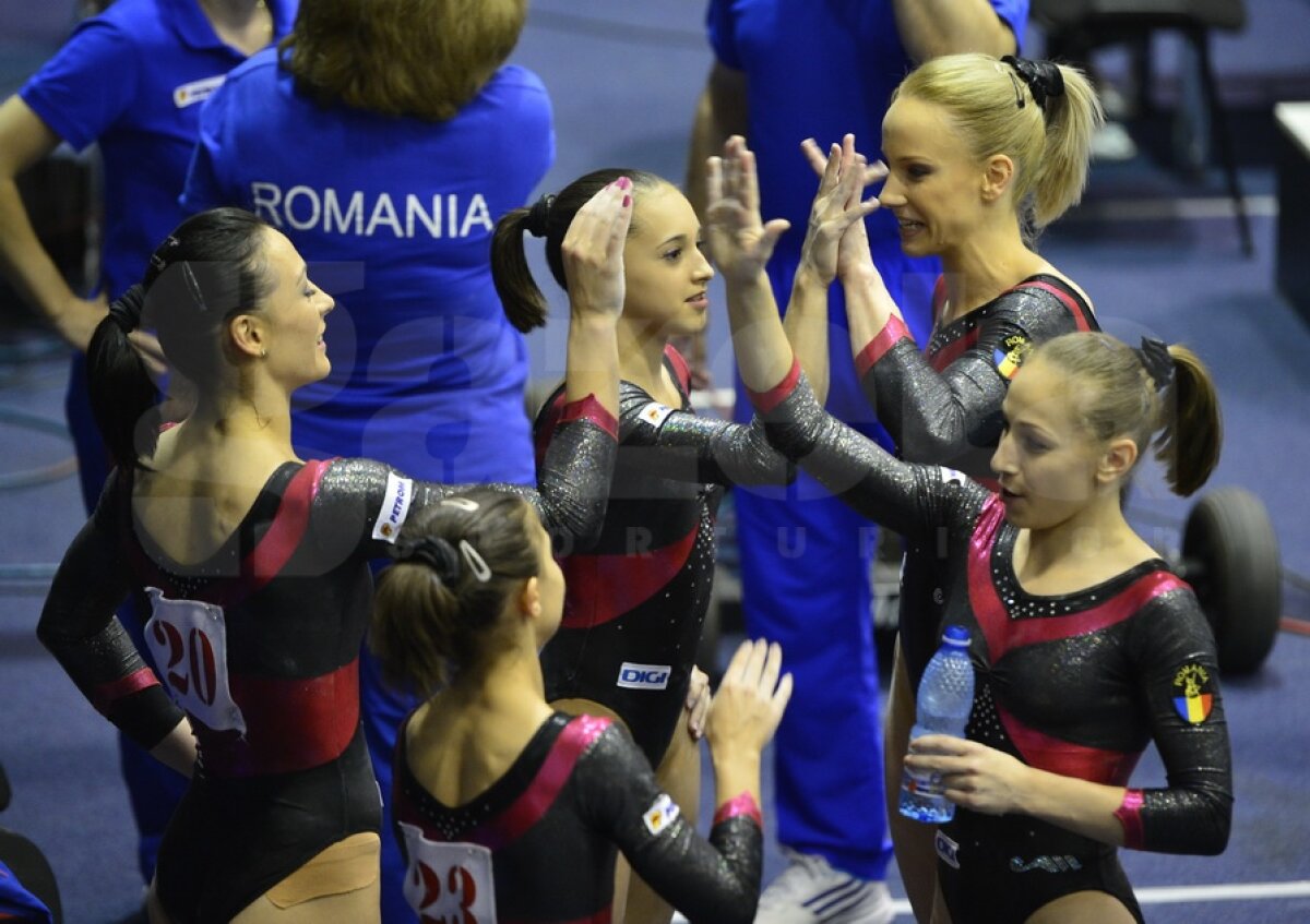 GALERIE FOTO / Repetiţie pe podium » Ultimul test al gimnastelor înainte de Jocurile Olimpice