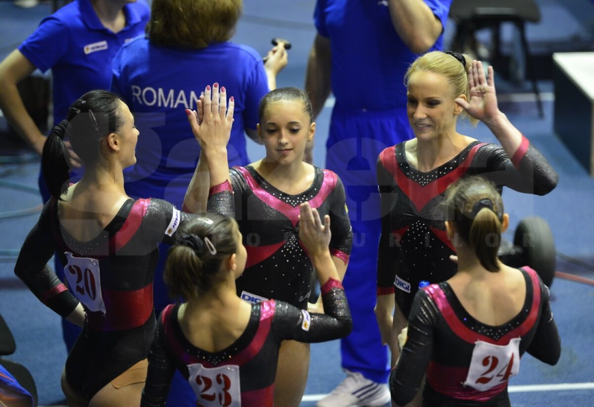 GALERIE FOTO / Repetiţie pe podium » Ultimul test al gimnastelor înainte de Jocurile Olimpice