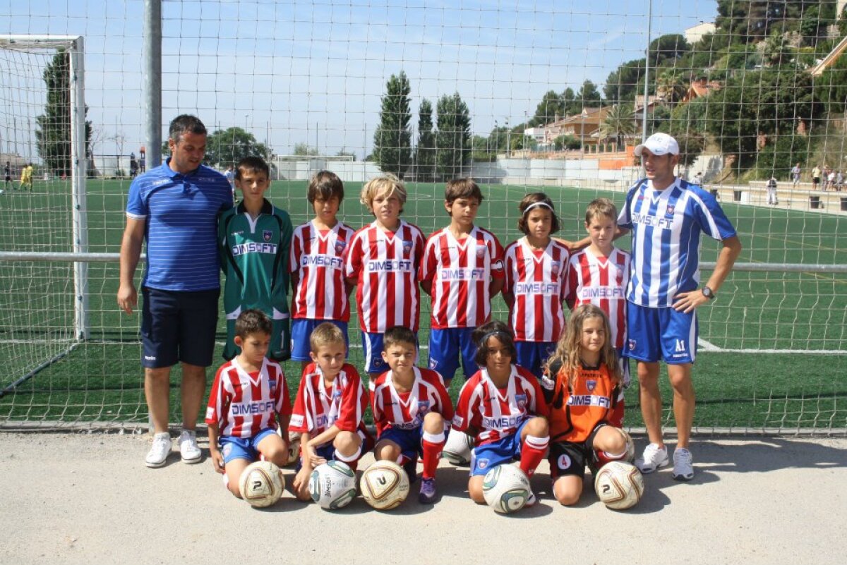 Micutii fotbalisti romani au cucerit Barcelona!