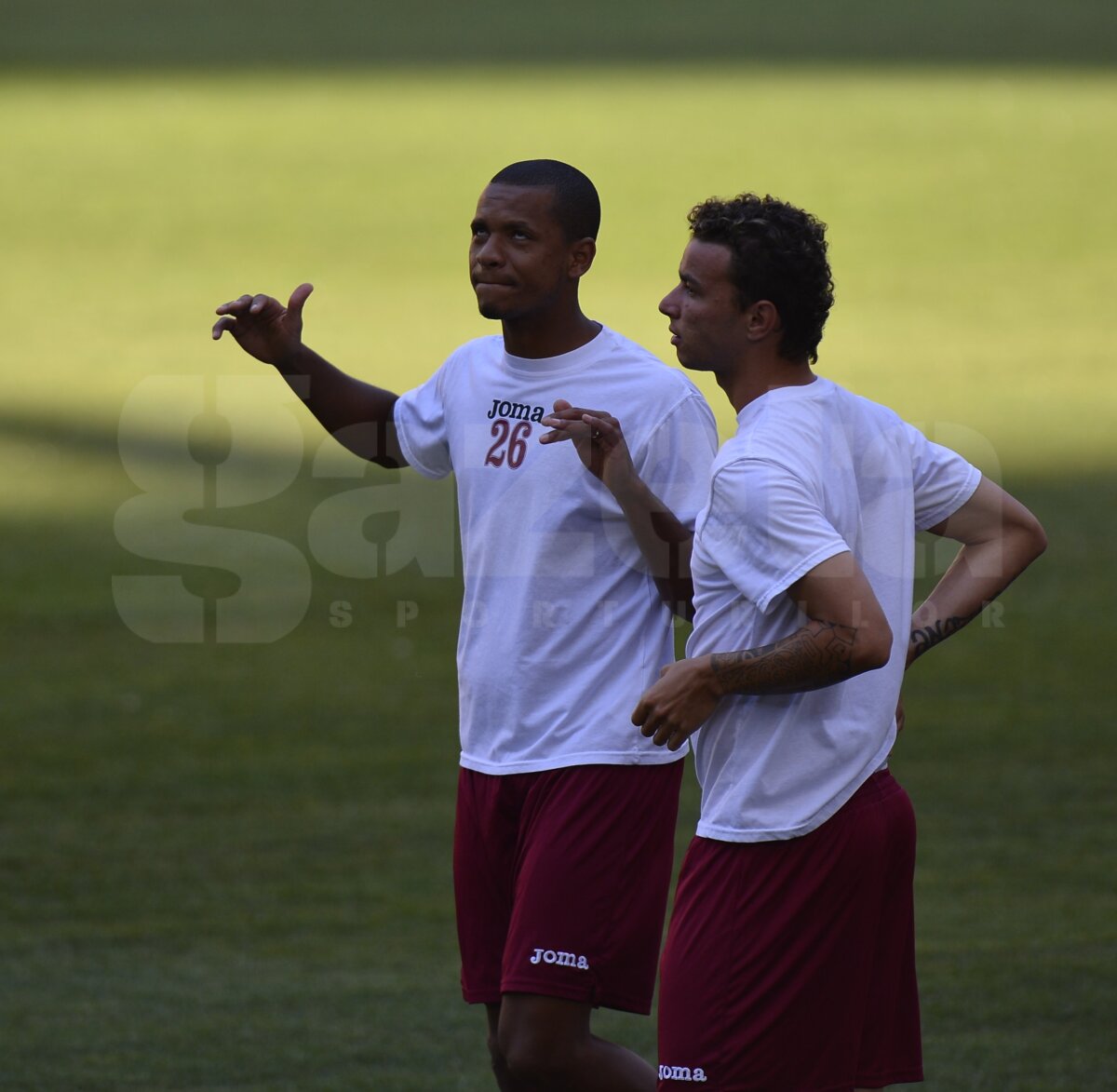 FOTO Campionii s-au antrenat pe National Arena pentru Supercupă şi-i ameninţă pe "cîini"