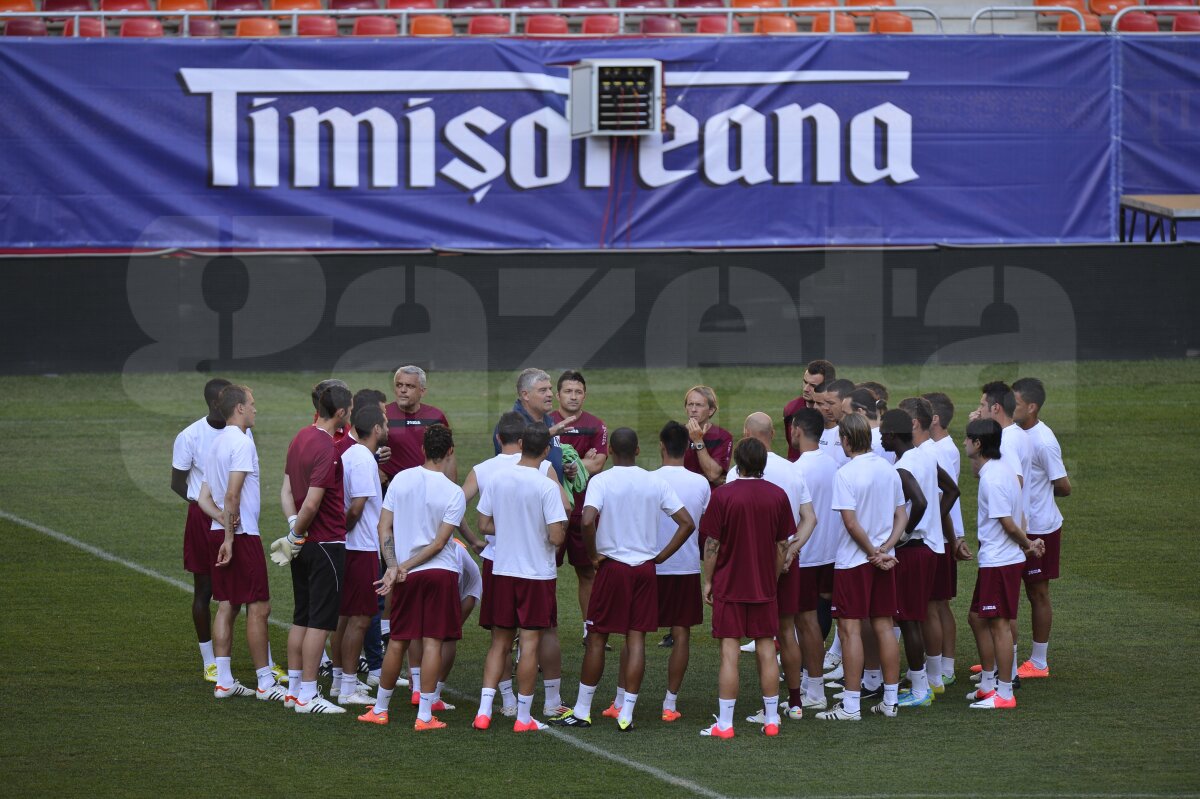 FOTO Campionii s-au antrenat pe National Arena pentru Supercupă şi-i ameninţă pe "cîini"