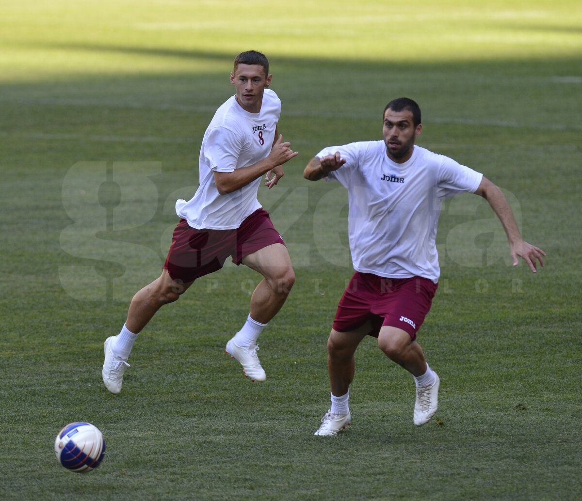 FOTO Campionii s-au antrenat pe National Arena pentru Supercupă şi-i ameninţă pe "cîini"