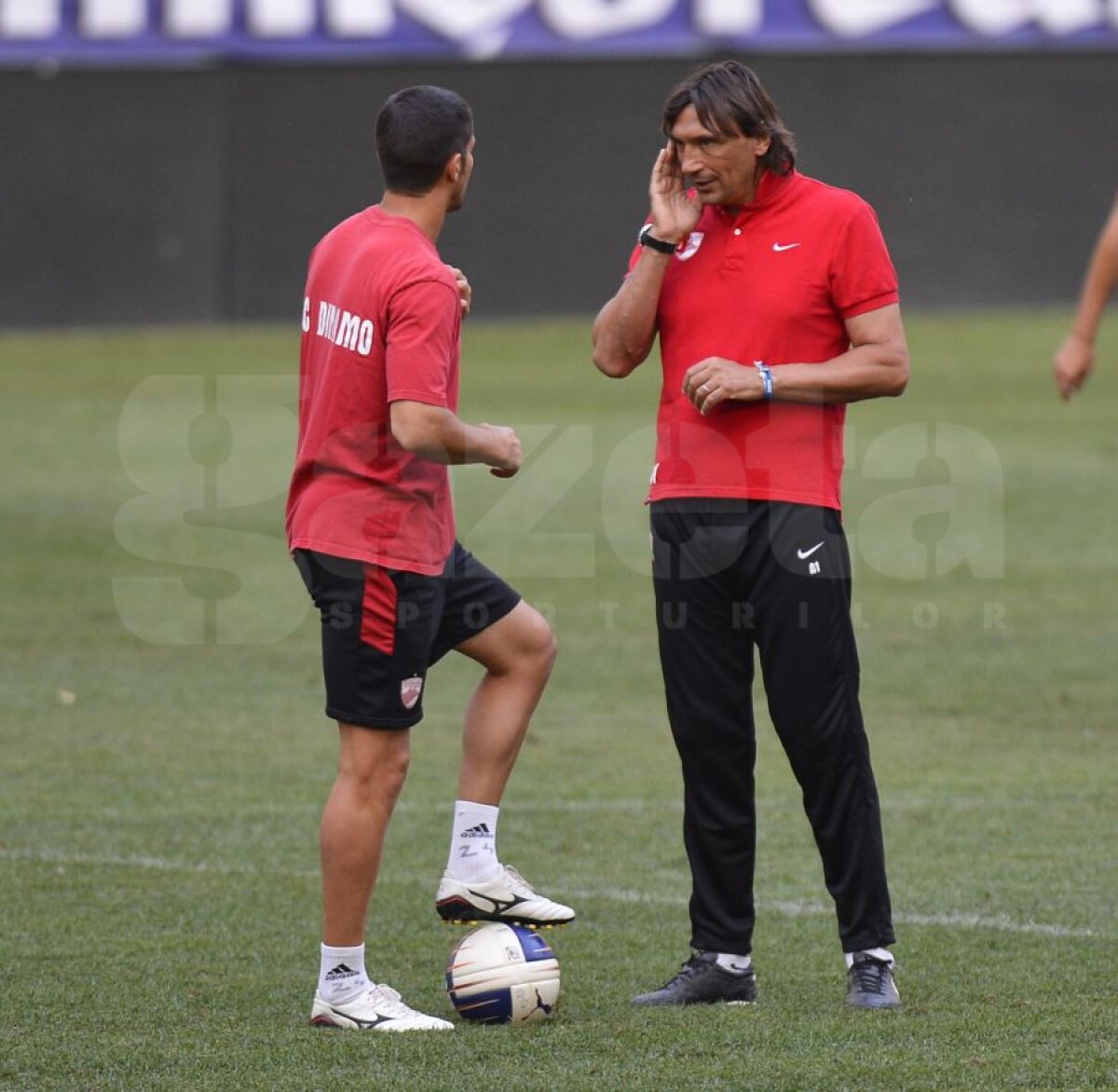 FOTO National Arena e un sfetnic bun » Mini-şedinţă între Bonetti şi Luchin la antrenamentul oficial