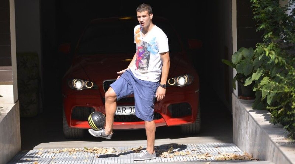 Ţucudean a vorbit pentru Gazetă despre copilărie, fotbal şi visuri: "Am bani, dar muncesc, sînt serios şi nu fac nimic la mişto!"