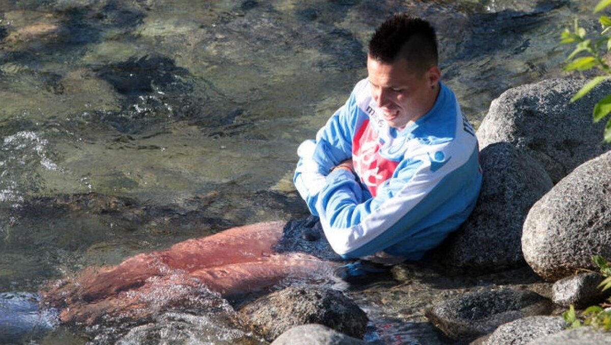FOTO Rece ca gheaţa! Antrenamente speciale făcute de Napoli la munte