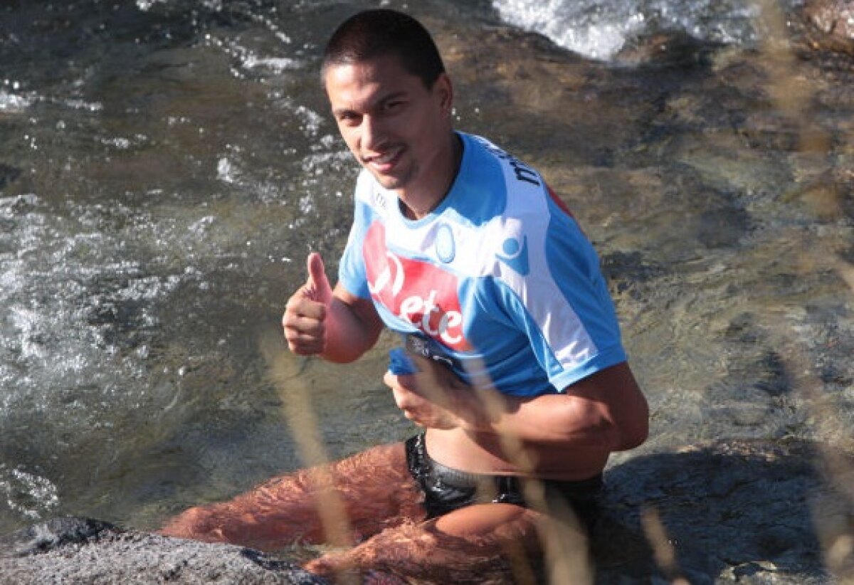 FOTO Rece ca gheaţa! Antrenamente speciale făcute de Napoli la munte