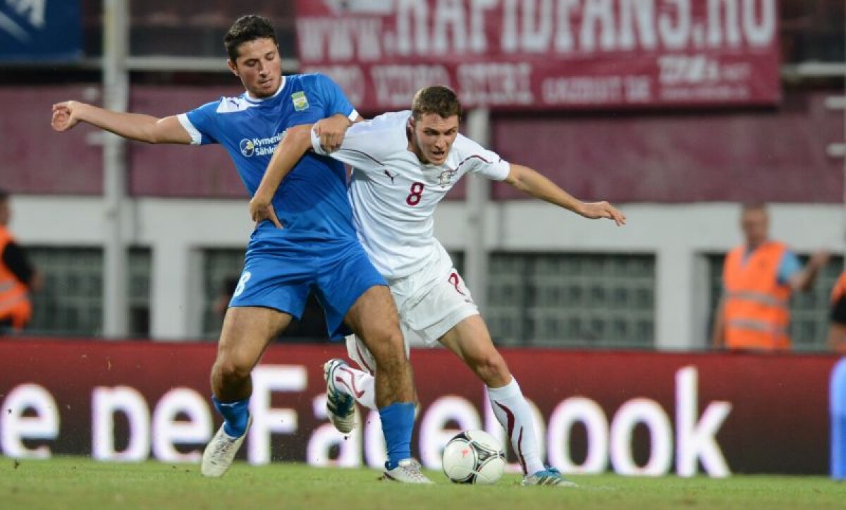 VIDEO + FOTO Suflu nou, acelaşi stil » Rapid a tremurat o repriză în faţa finlandezilor de la MYPA, dar s-a impus în final cu 3-1