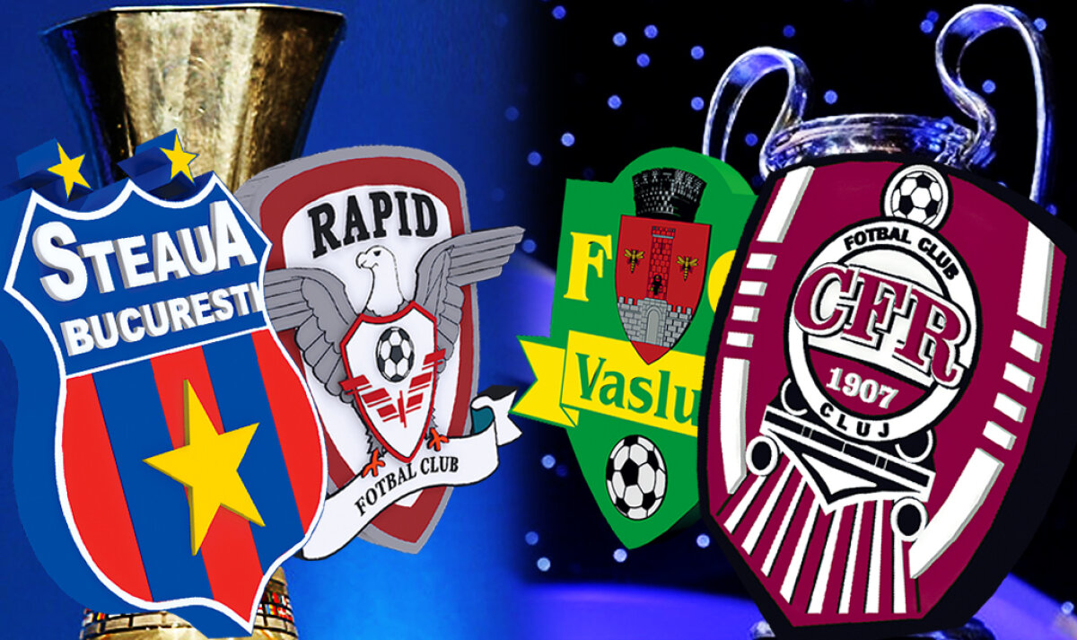 Adversarii din CL: CFR vs. Slovan Liberec/Şahtior Karagandy, Fenerbahce vs. FC Vaslui » În EL: Rapid - Heerenveen, Sligo Rovers / Spartak Trnava - Steaua