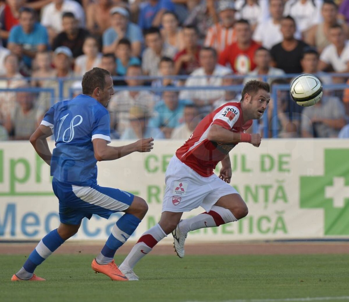 FOTO şi VIDEO Dănciulescu a salvat debutul "cîinilor" în noul sezon » CS Severin - Dinamo 1-2