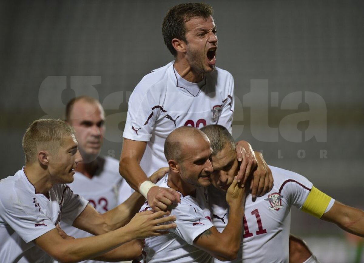 FOTO&VIDEO Wesley şi Teixeira au strălucit în primul derby al sezonului » Rapid - Vaslui 2-2