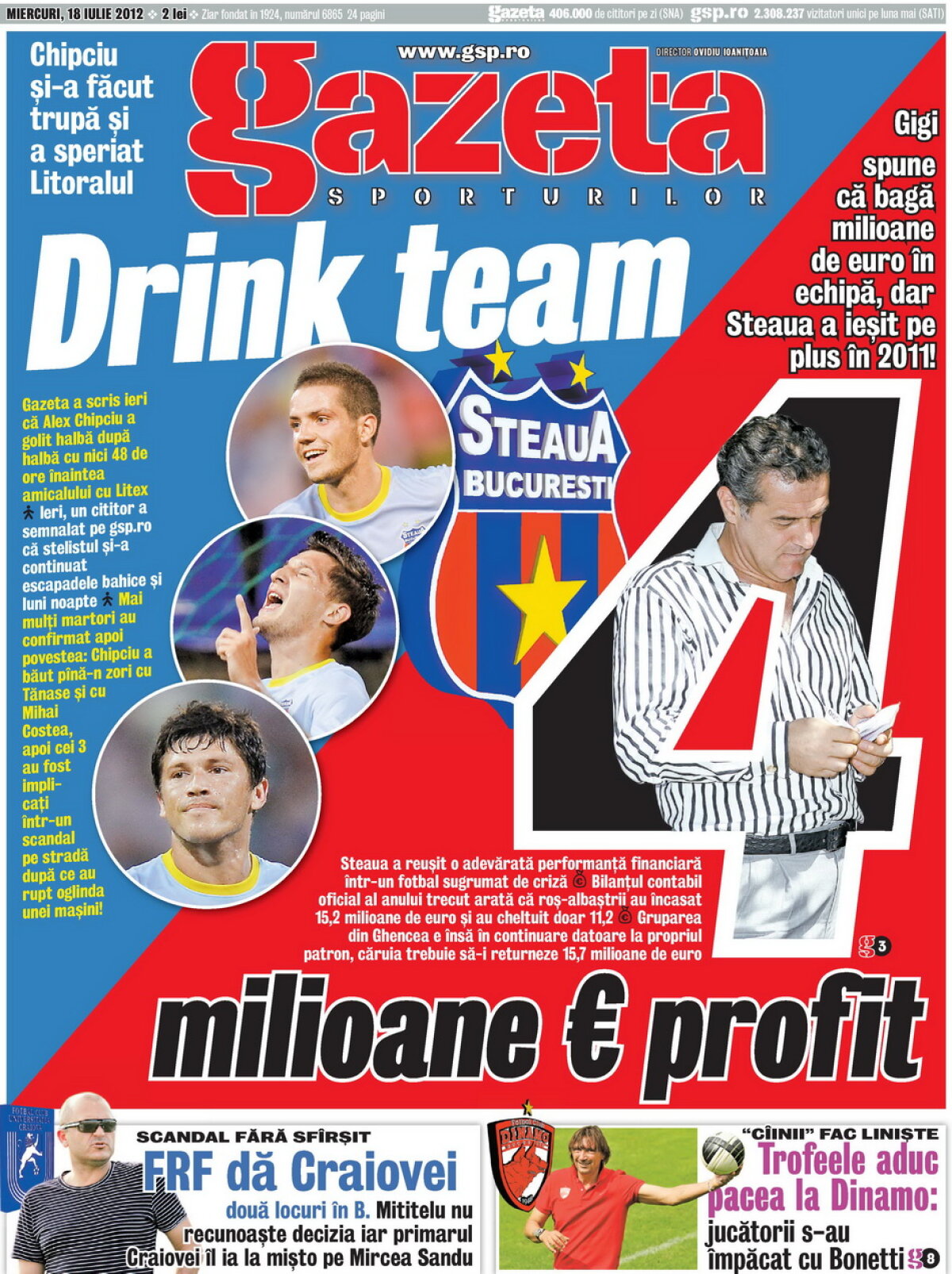 Chipciu continuă să se dea în stambă » Înjurături murdare după meciul de aseară