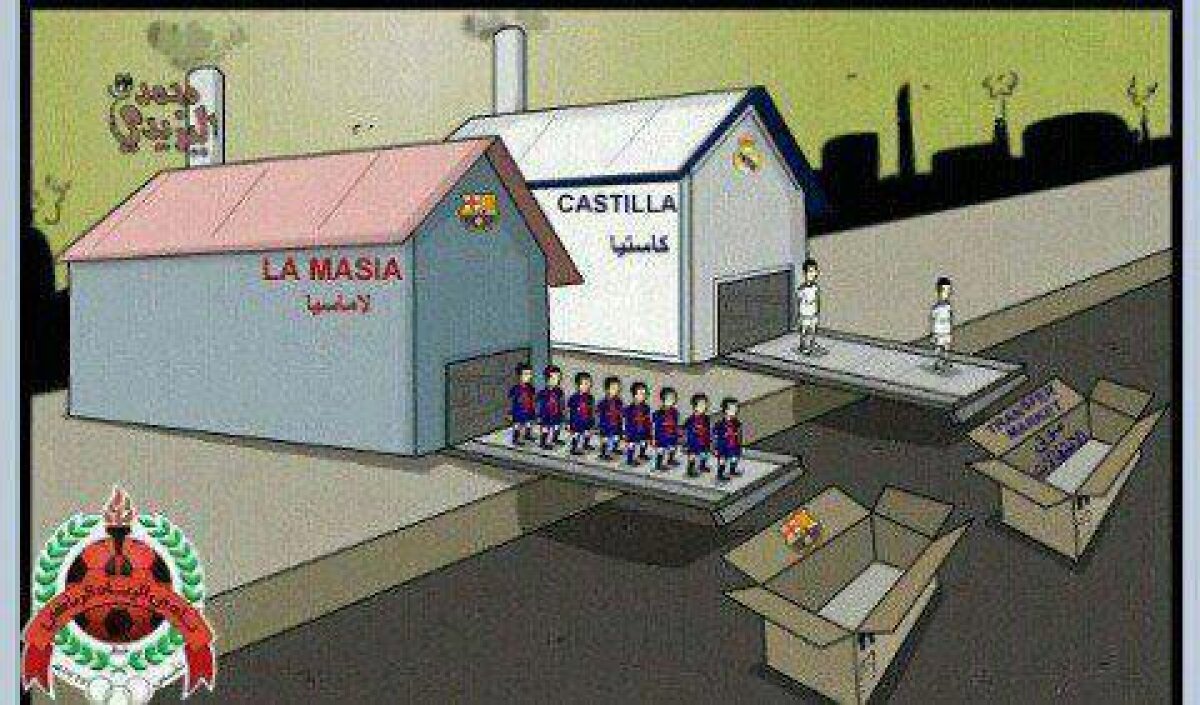 Cele mai tari caricaturi ale săptămînii: ce diferenţă este între Real şi Barca. Dar între fotbal şi cricket?