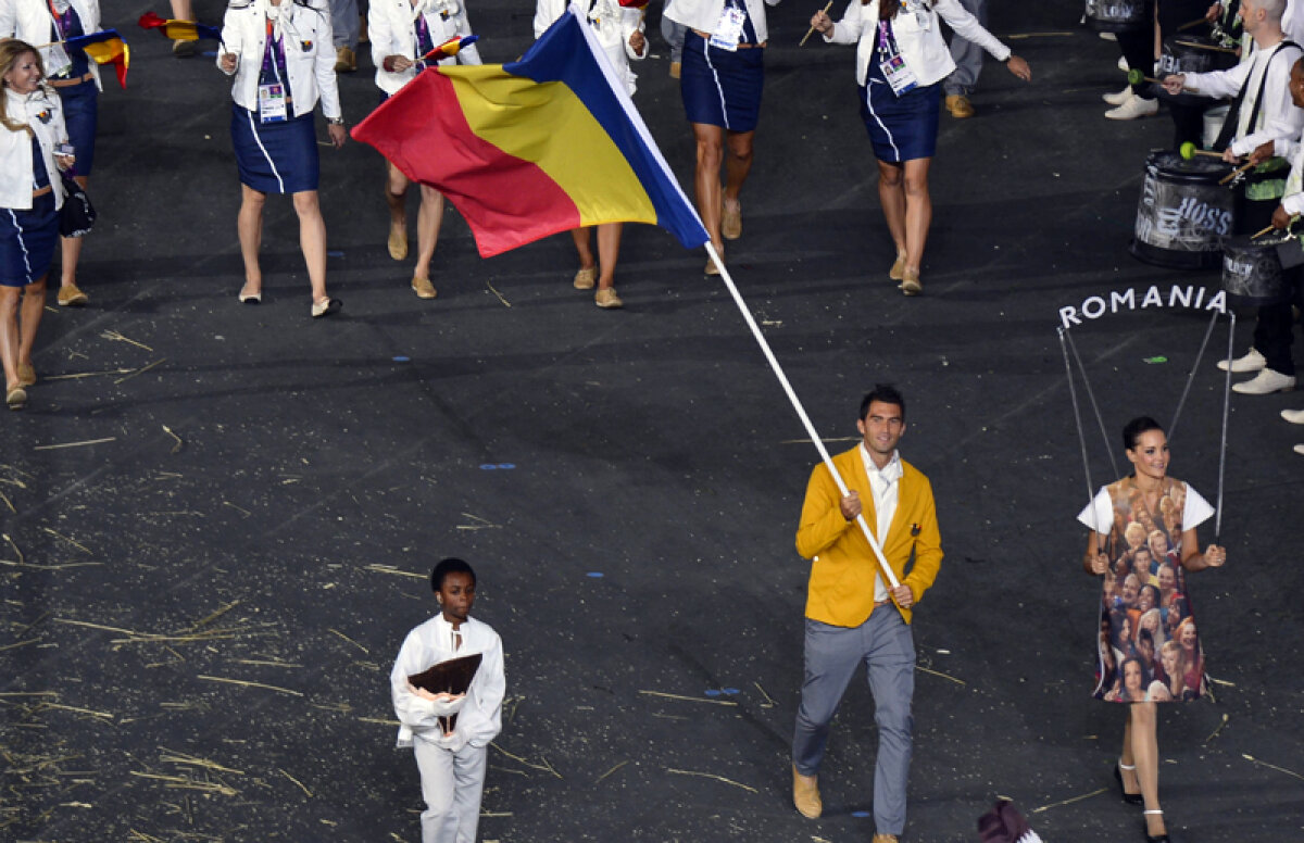 "Olimpicii" care au defilat pe stadion au văzut doar finalul ceremoniei de la Londra: "Ne-am distrat"