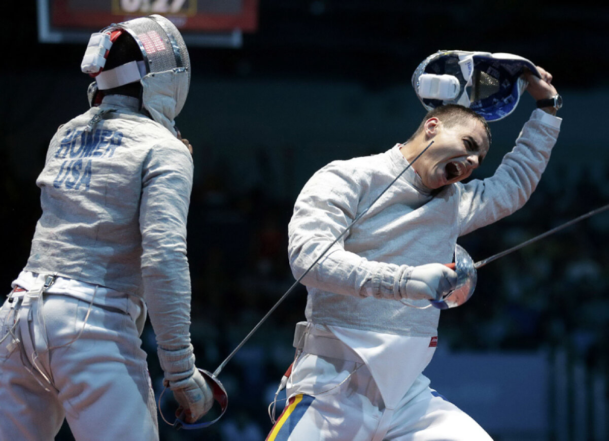 FOTO Dimineaţa muschetarului şi seara lîngă podium » Cum a ratat Rareş Dumitrescu medalia la Olimpiadă