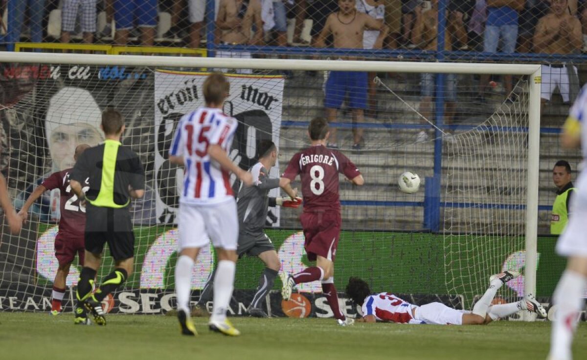 FOTO şi VIDEO Cadou de la Grahovac » Giuleştenii au obţinut norocos un punct la Galaţi, Oţelul - Rapid 1-1