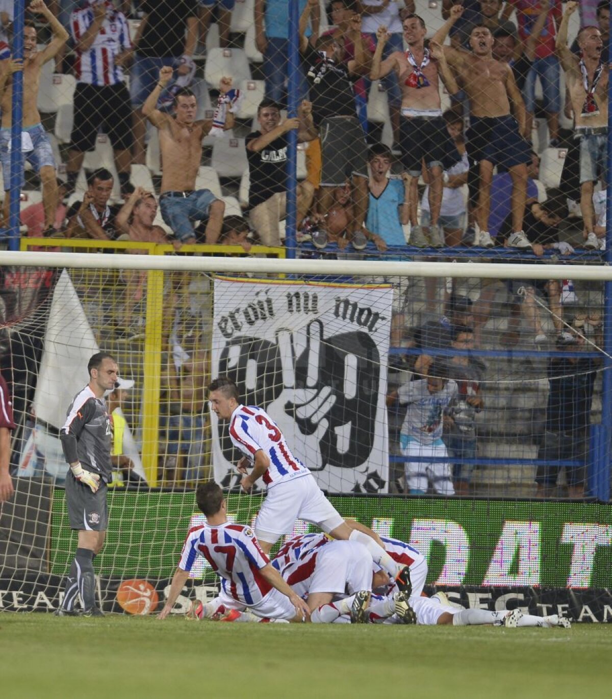 FOTO şi VIDEO Cadou de la Grahovac » Giuleştenii au obţinut norocos un punct la Galaţi, Oţelul - Rapid 1-1