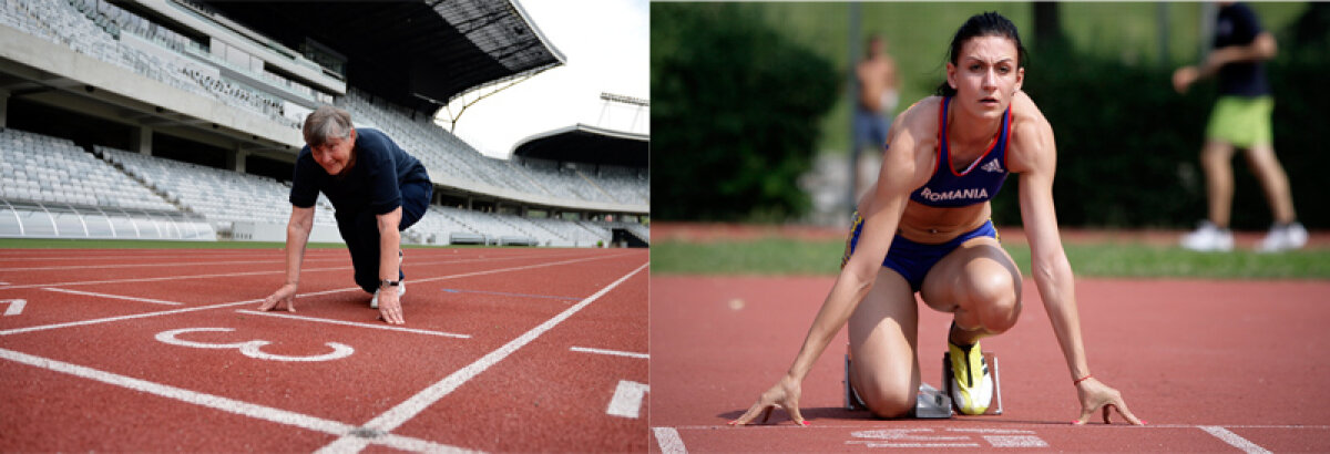 Sprint peste timp » Emma Konrad şi Andreea Ogrăzeanu faţă în faţă: olimpicele României la 100 de metri din 1952 şi 2012