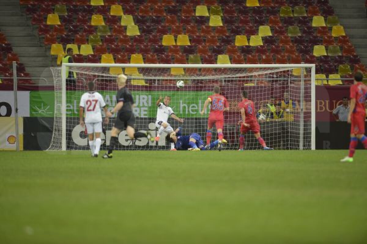 FOTO + VIDEO » Zi ruşinoasă în Europa » Steaua pierde cu 0-1 prima manşă cu Spartak Trnava