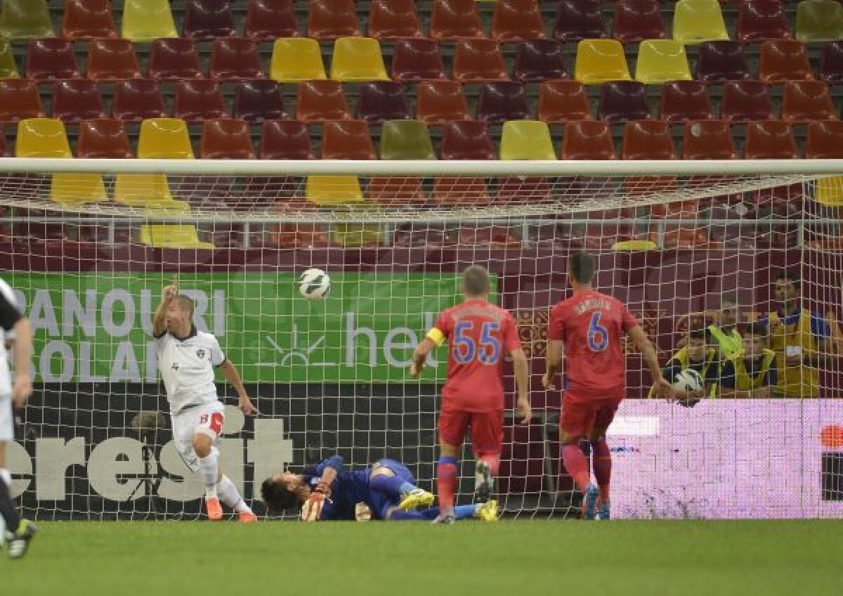 FOTO + VIDEO » Zi ruşinoasă în Europa » Steaua pierde cu 0-1 prima manşă cu Spartak Trnava