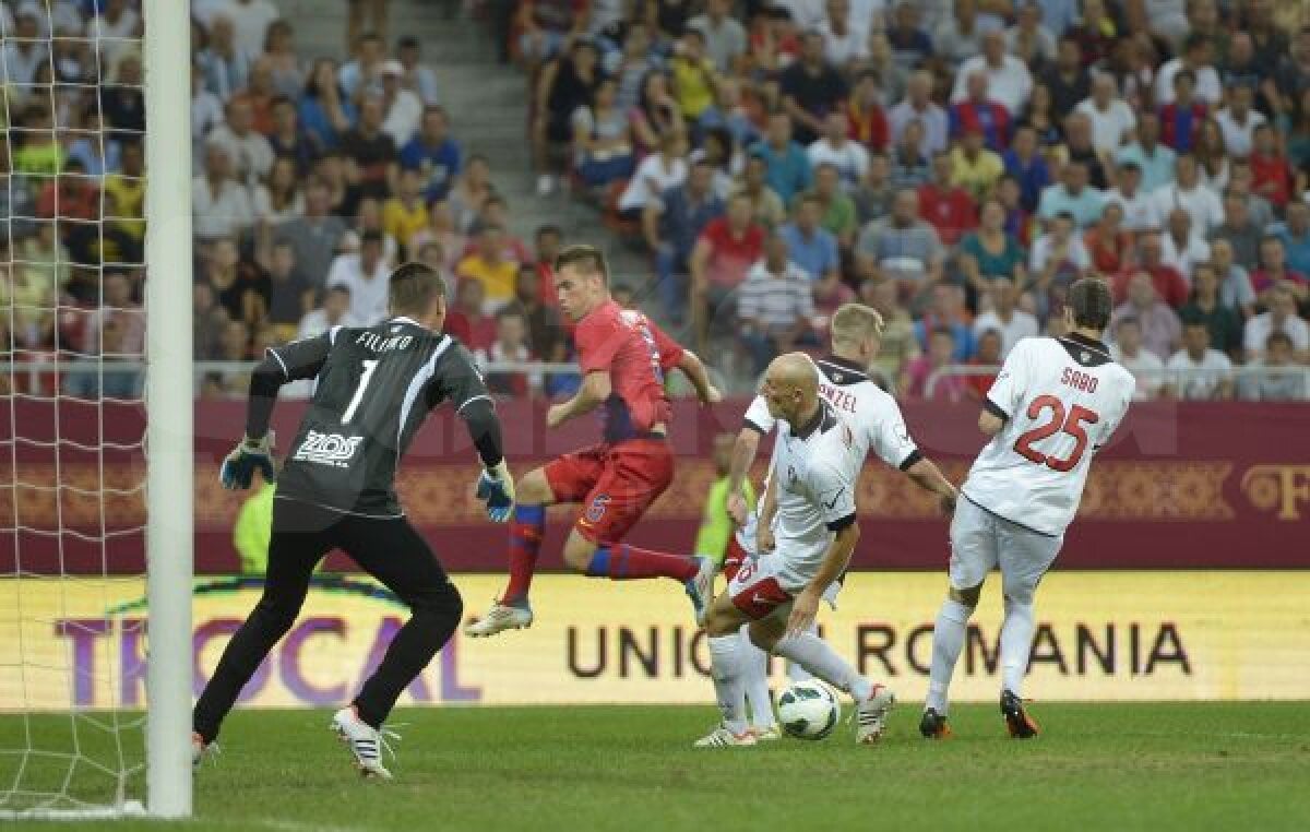 FOTO + VIDEO » Zi ruşinoasă în Europa » Steaua pierde cu 0-1 prima manşă cu Spartak Trnava