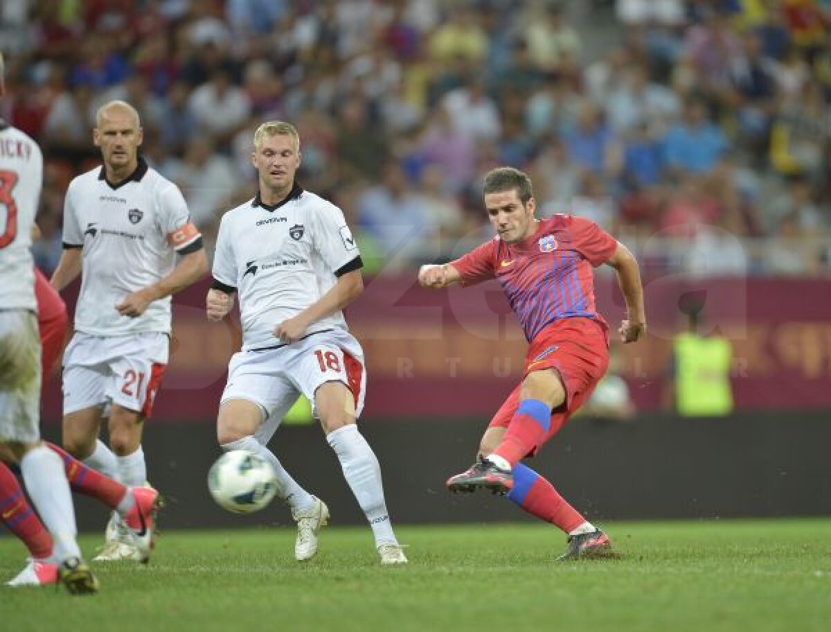 FOTO + VIDEO » Zi ruşinoasă în Europa » Steaua pierde cu 0-1 prima manşă cu Spartak Trnava