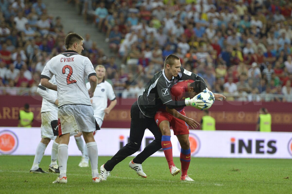 FOTO + VIDEO » Zi ruşinoasă în Europa » Steaua pierde cu 0-1 prima manşă cu Spartak Trnava