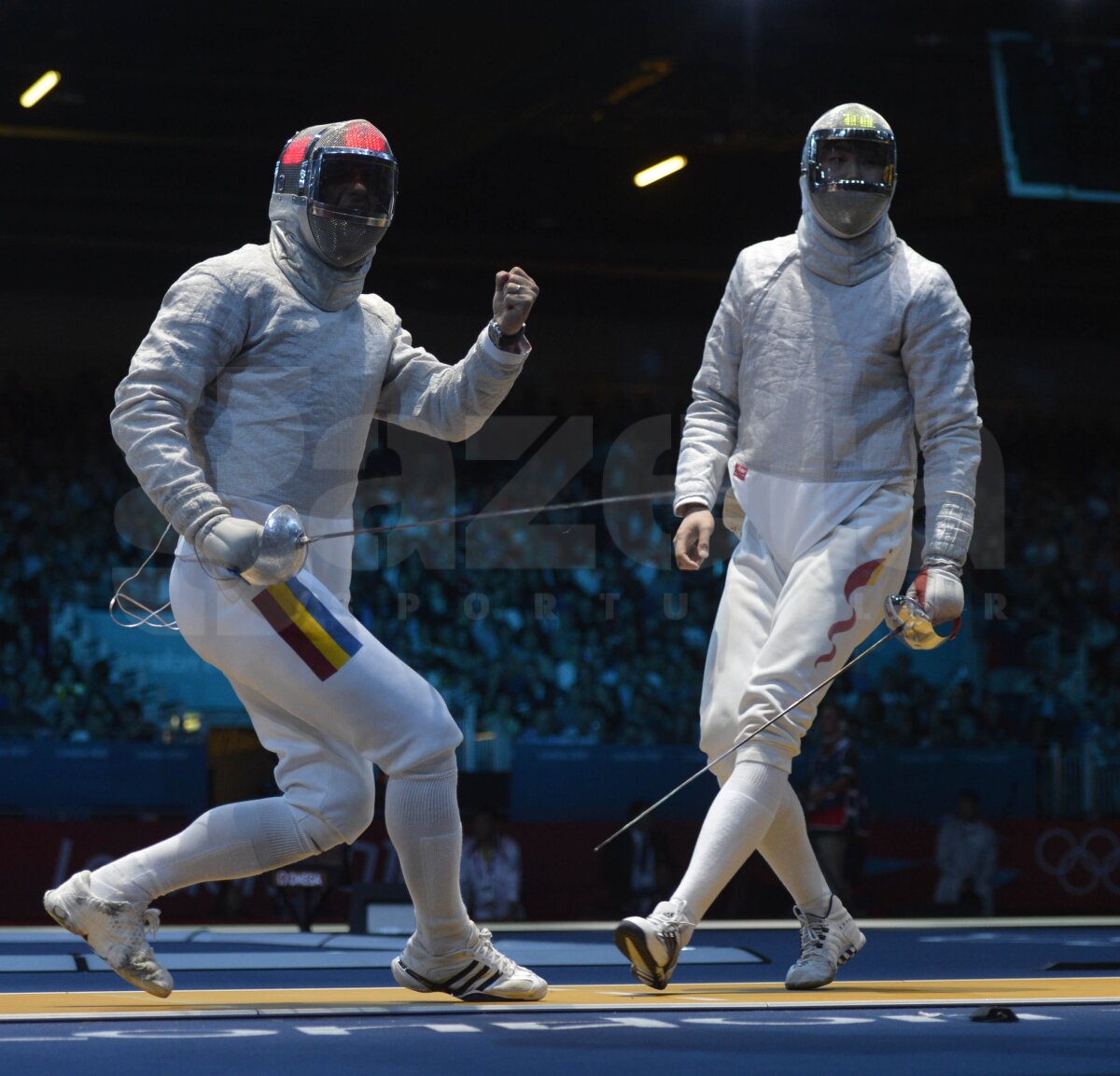 FOTO Medalia numărul 300 pentru România la Olimpiadă » Echipa de sabie a României a cîştigat astăzi argintul la Londra!