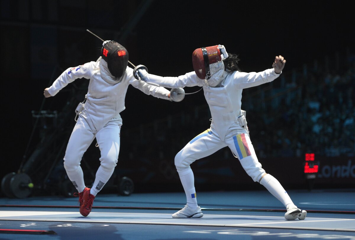 FOTO Spadasinele noastre au terminat pe locul 6 la Olimpiadă, după ce au pierdut şi cu Germania