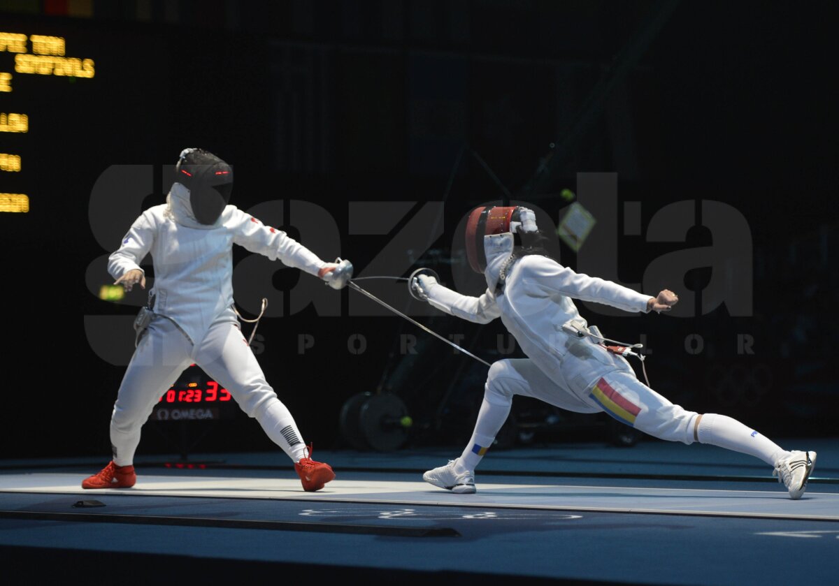 FOTO Spadasinele noastre au terminat pe locul 6 la Olimpiadă, după ce au pierdut şi cu Germania