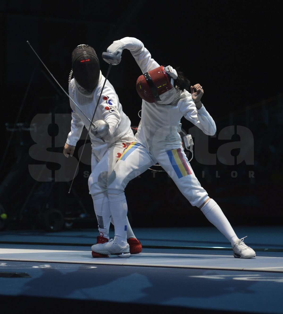 FOTO Spadasinele noastre au terminat pe locul 6 la Olimpiadă, după ce au pierdut şi cu Germania