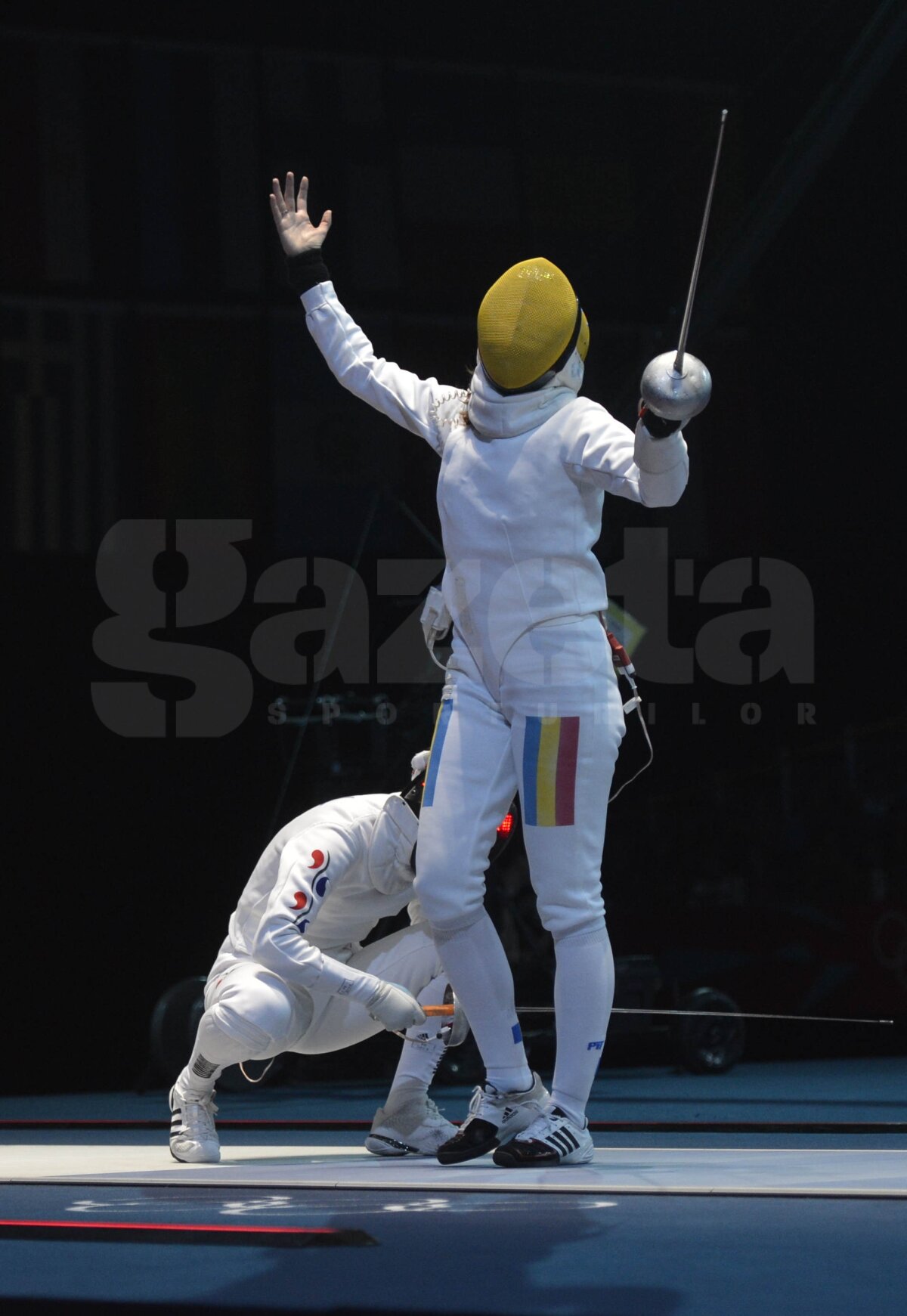 FOTO Spadasinele noastre au terminat pe locul 6 la Olimpiadă, după ce au pierdut şi cu Germania