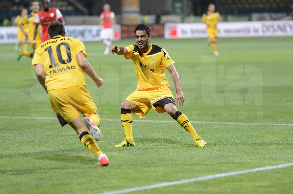 FOTO şi VIDEO FC Braşov - Dinamo 2-2 » Roş-albii nu reuşesc să rupă blestemul de sub Tmîpa