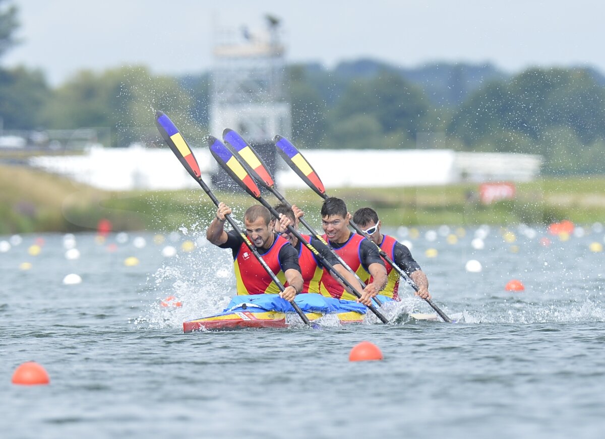 FOTO Se bat joi pentru medalii » Băieţii de la Kaiac 4 şi canoe 2 pe 1.000 de metri s-au calificat în finală