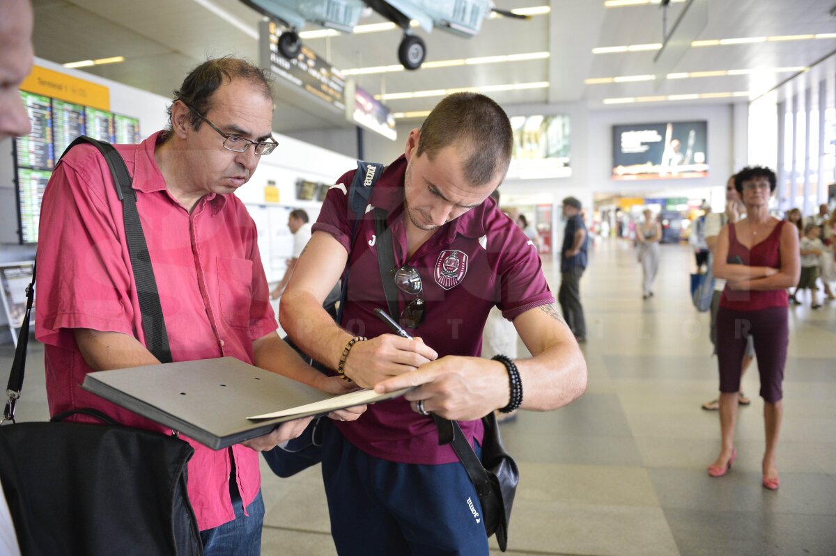 FOTO CFR a ajuns la Liberec. Vezi cum au fost primiţi clujenii
