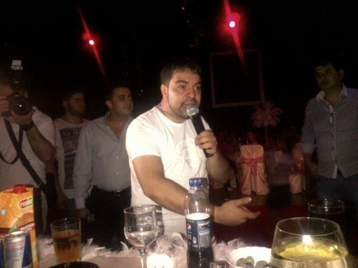 A pregătit meciul cu Salam! » Luni seară, Reghe a mers la o petrecere de manelişti