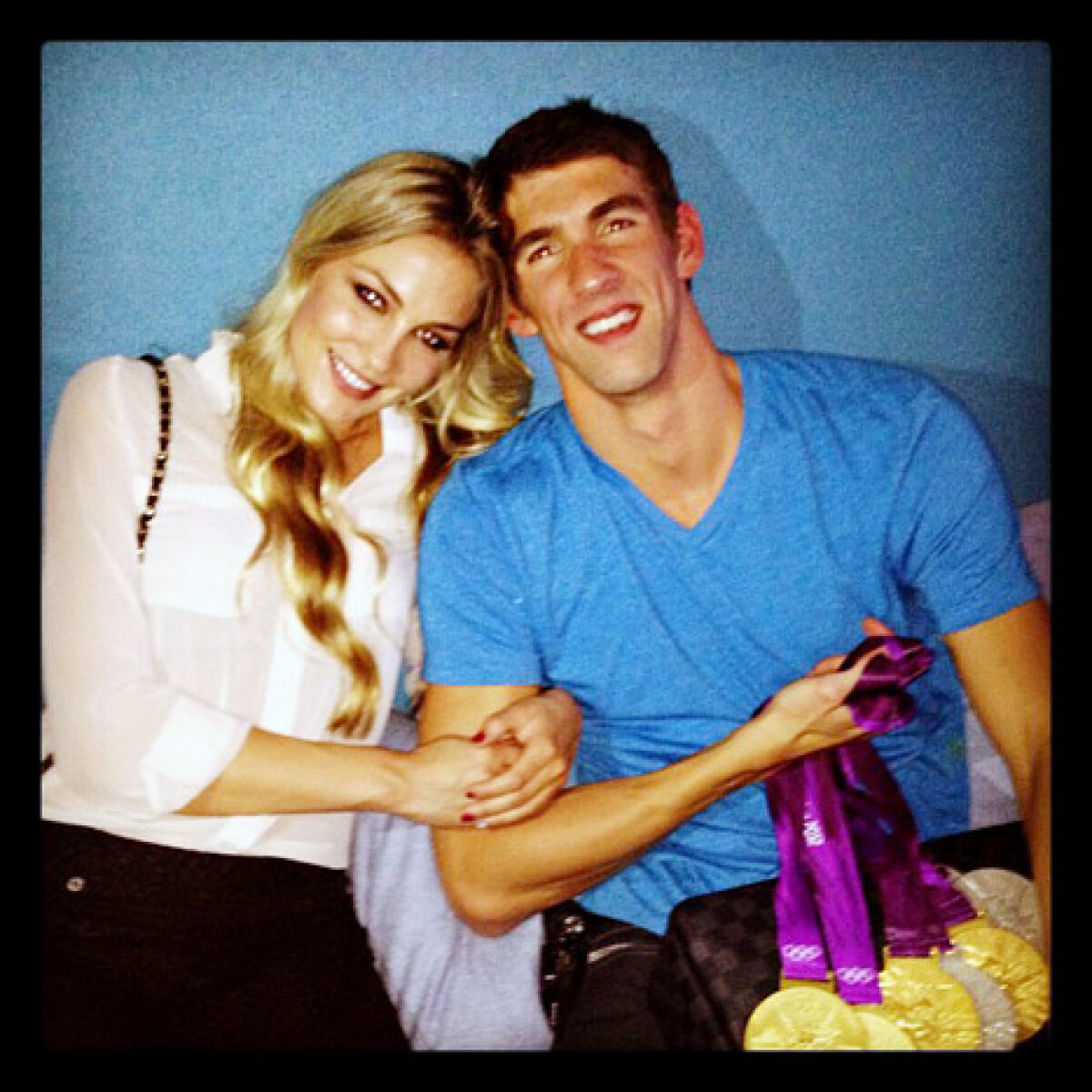 GALERIE FOTO Michael Phelps şi-a prezentat noua iubită: O femeie savuroasă!