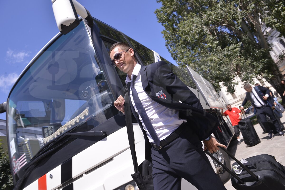 FOTO Steliştii au ajuns la Trnava foarte serioşi şi concentraţi