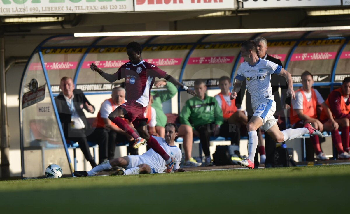 Slovan Liberec - CFR Cluj 1-2 » Evoluţia perfectă a lui Felgueiras a adus calificarea în play-off