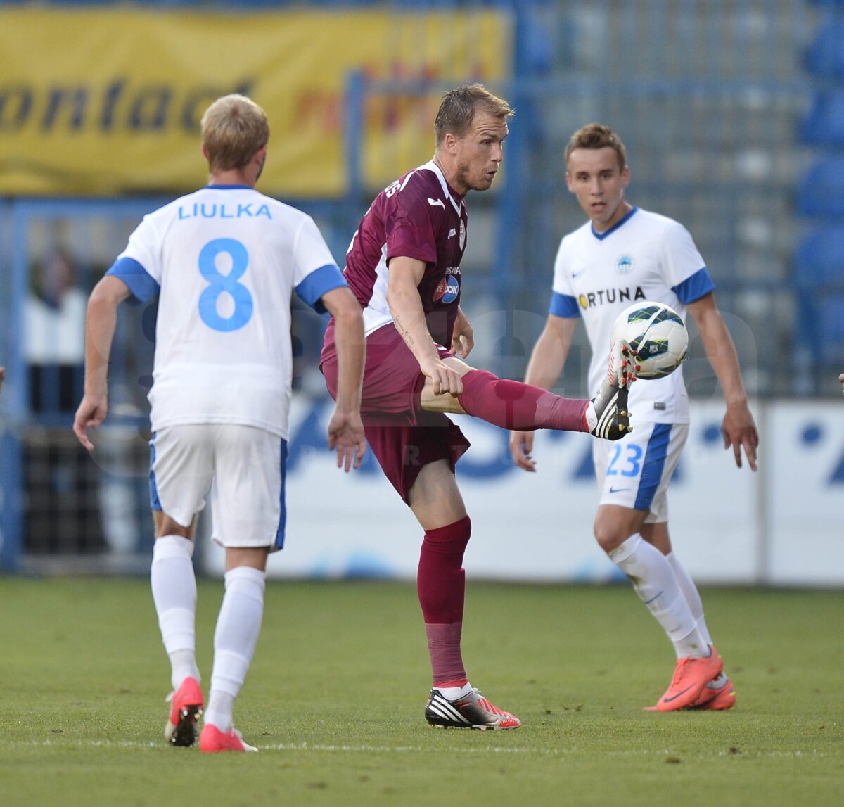 Slovan Liberec - CFR Cluj 1-2 » Evoluţia perfectă a lui Felgueiras a adus calificarea în play-off