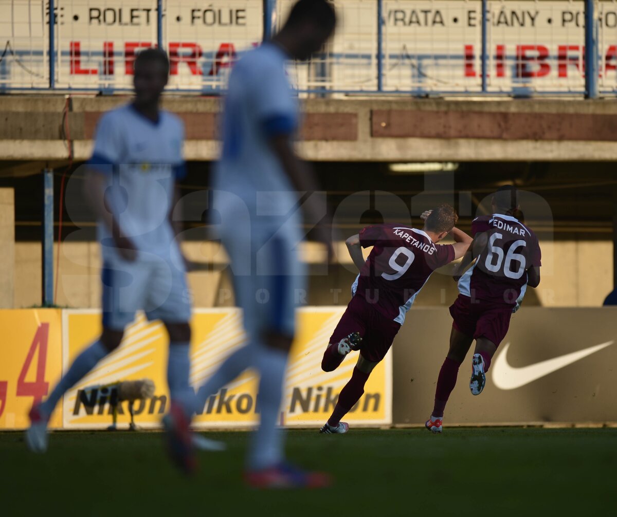 Slovan Liberec - CFR Cluj 1-2 » Evoluţia perfectă a lui Felgueiras a adus calificarea în play-off