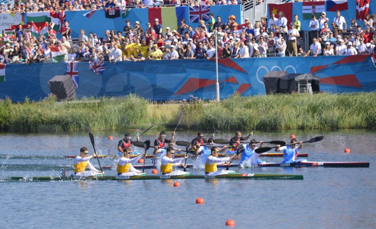 România a încheiat pe 8 în finala K4 1.000m!