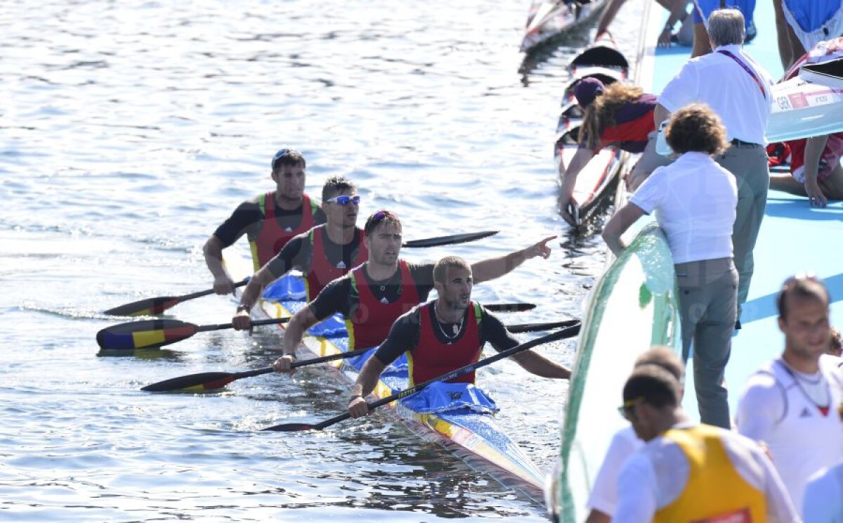 România a încheiat pe 8 în finala K4 1.000m!