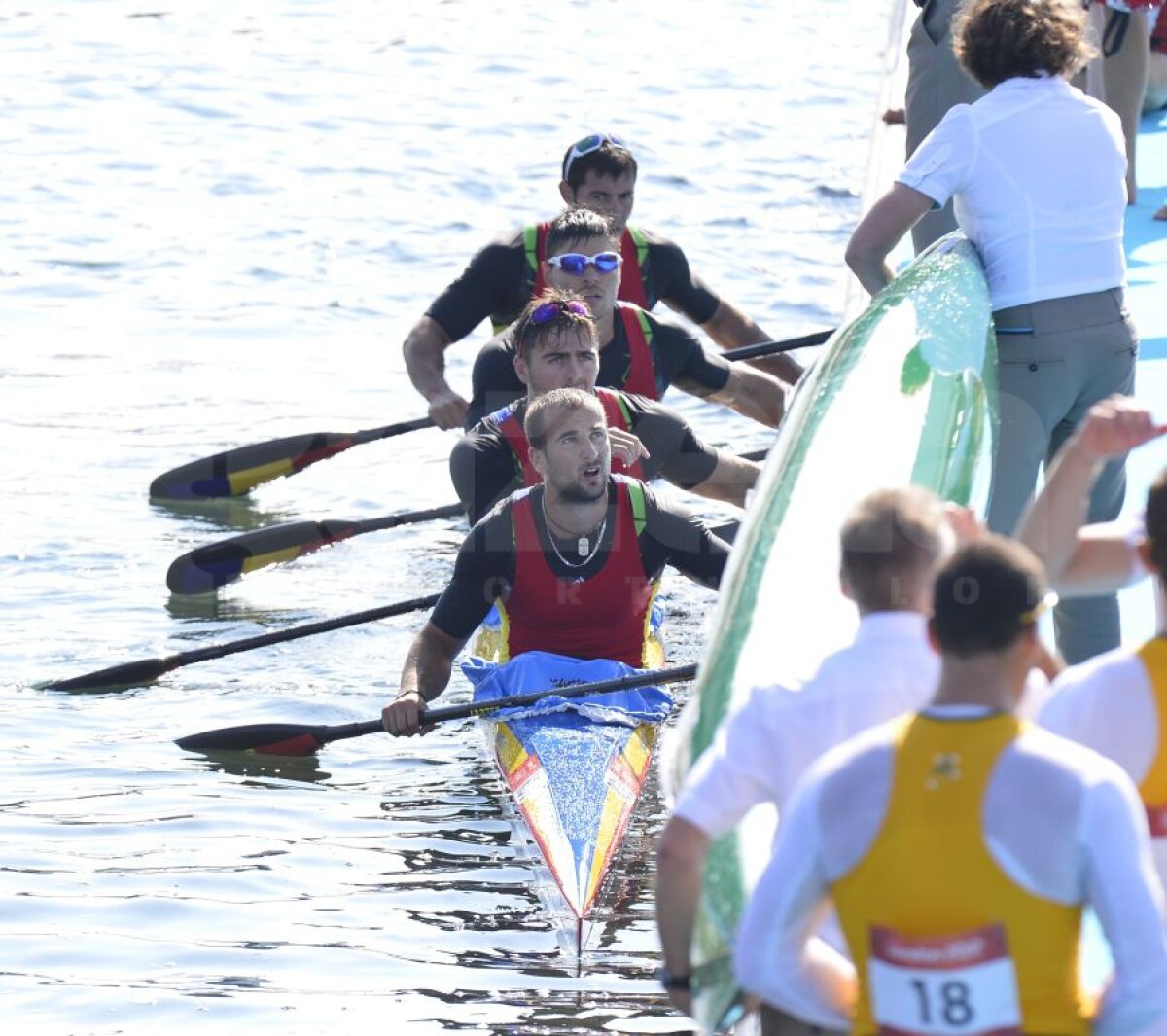 România a încheiat pe 8 în finala K4 1.000m!