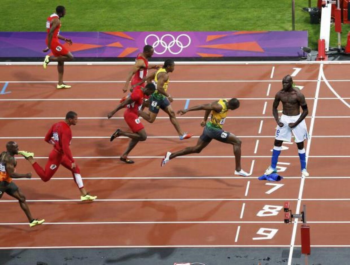 Să mai zîmbim! » Cum a fost învins Usain Bolt de Mario Balotelli în cursa de 100 de metri :D