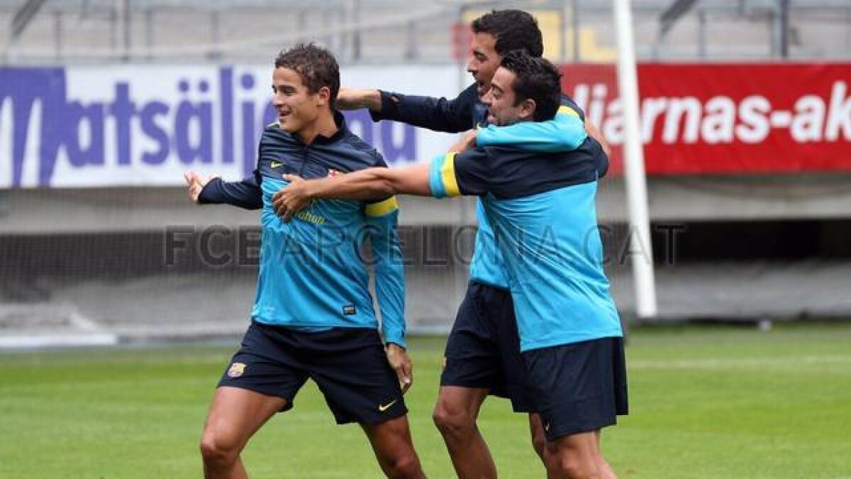 GALERIE FOTO / Carles Puyol a lipsit de la ultimul antrenament al Barcelonei din această dimineaţă!